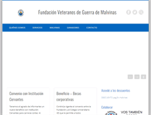 Tablet Screenshot of fundacionmalvinas.org.ar